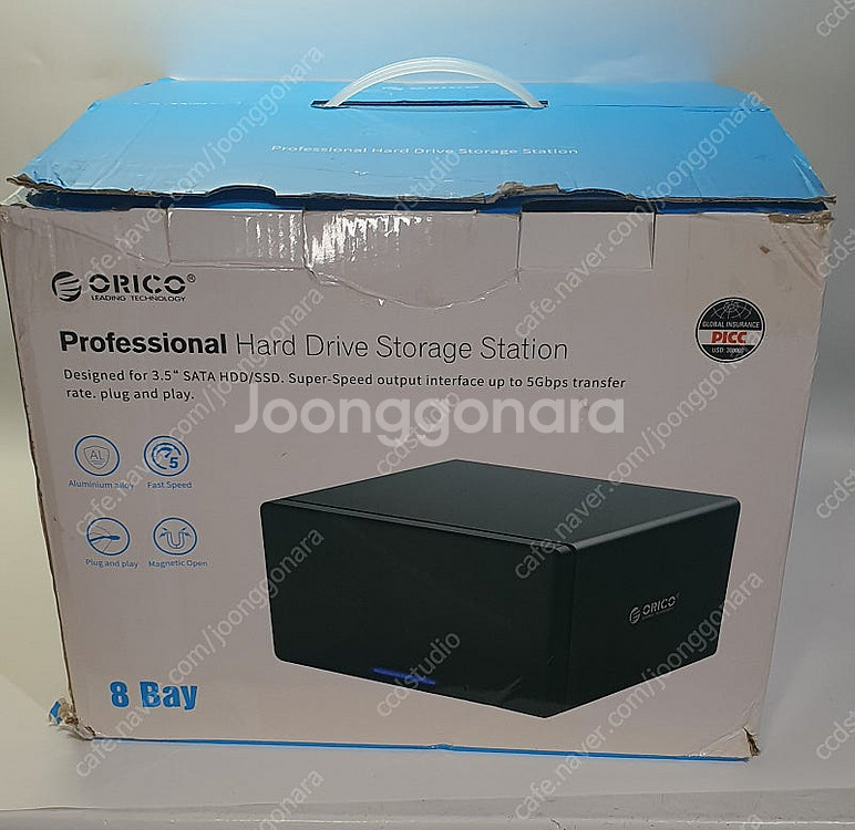 오리코 8베이 USB3.0/Type-C 디스크 스테이션--1