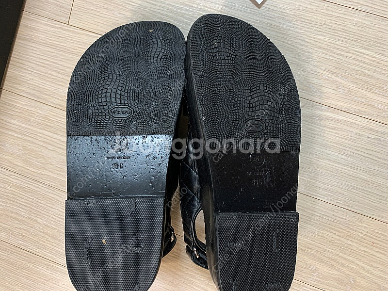 샤넬 벨크로 샌들--1