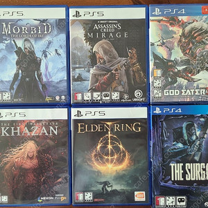 ps4, ps5 타이틀 팝니다
