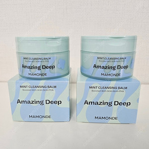 [새상품] 마몽드 어메이징 딥 민트 클렌징밤 90ml ×2개 일괄판매