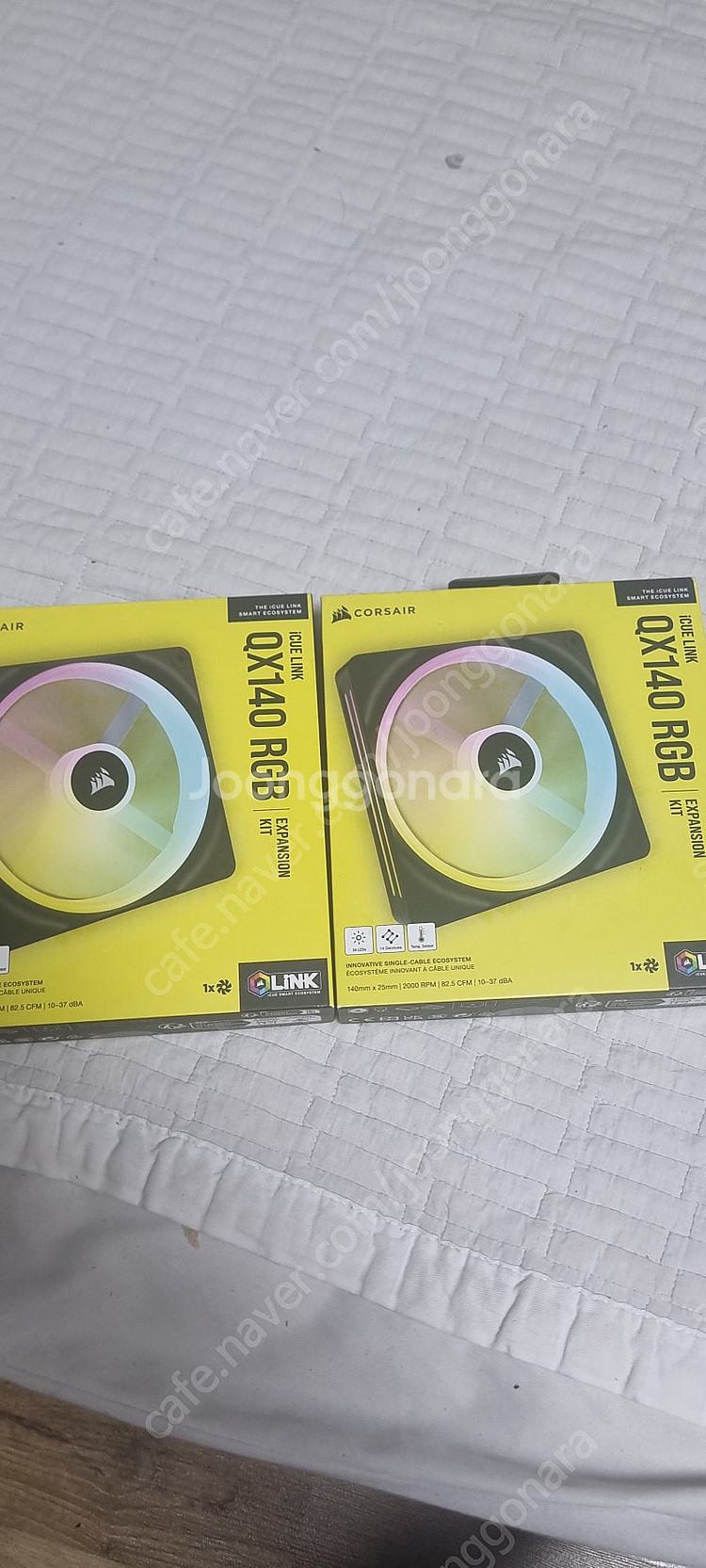 커세어 icue link qx140 익스팬션 킷 2개 ...--0