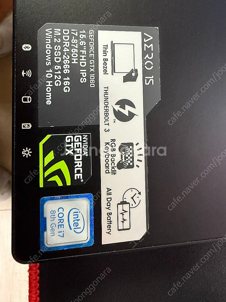 Aero15 i7 8세대 GTX1060 고사양 게이밍 ...--1