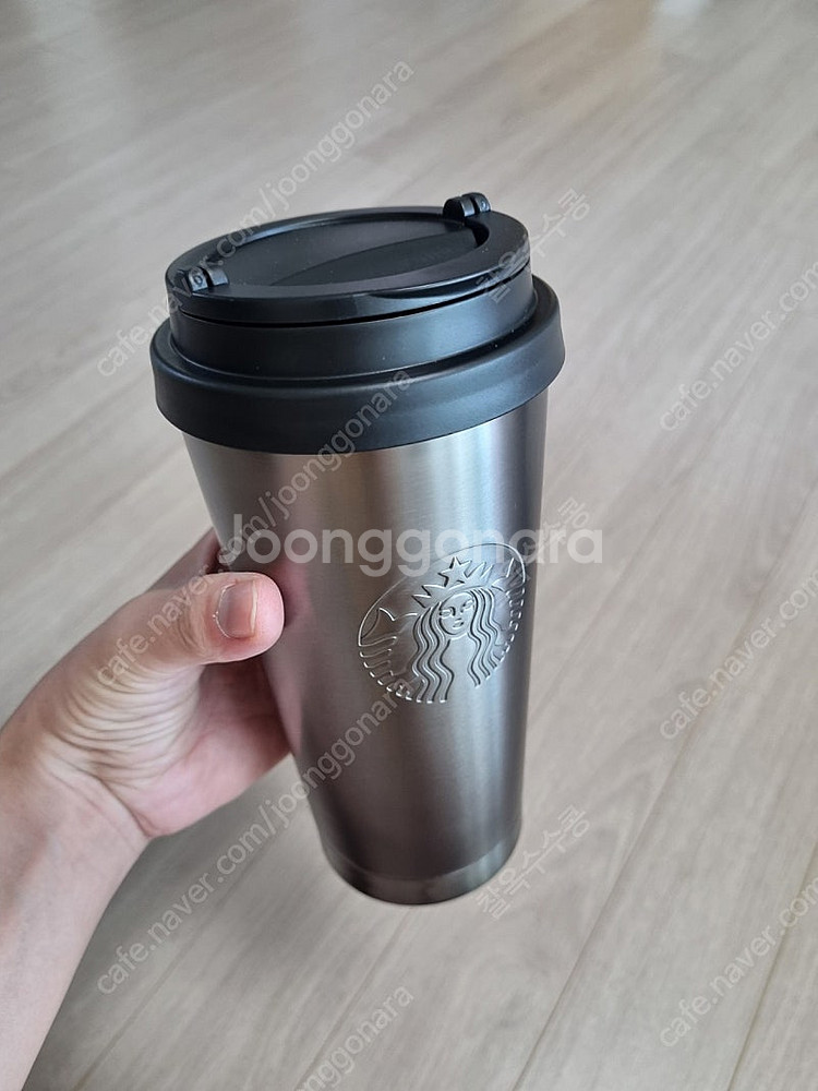 스타벅스 SS 엘마 블랙 텀블러 473ml 새상품--1