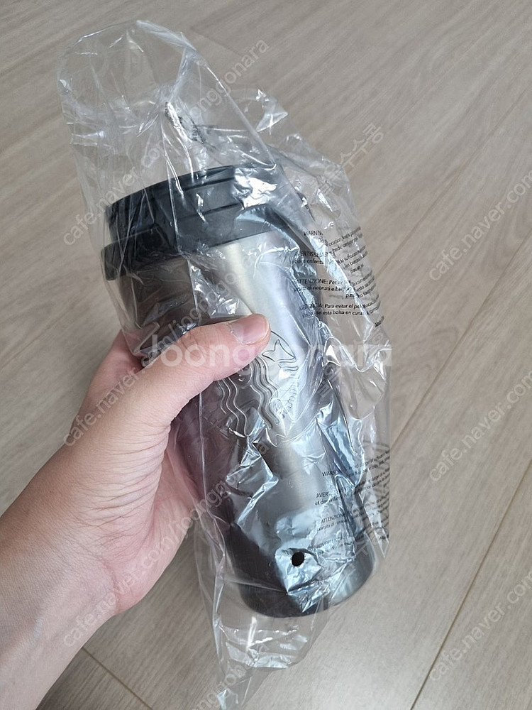 스타벅스 SS 엘마 블랙 텀블러 473ml 새상품--3