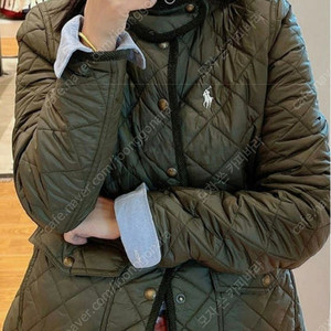 폴로 퀼팅자켓 크리스탈 정수정 자켓 여자자켓