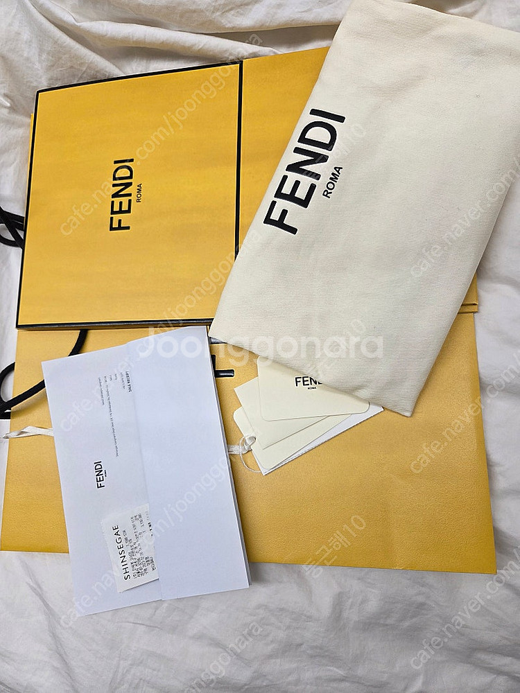 펜디 바게트백 미니 백화점 풀박스--7