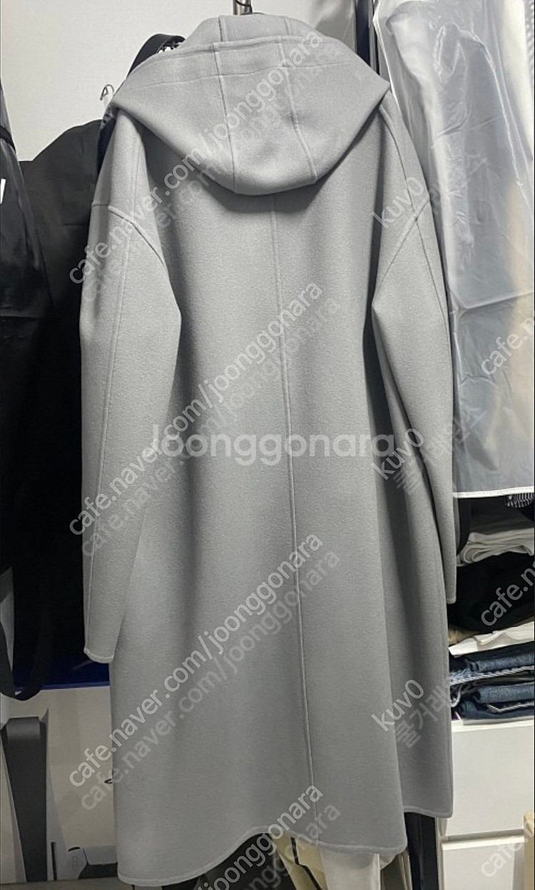 [새상품] 준지 FW21 그레이 핸드메이드 후드코트 5...--4