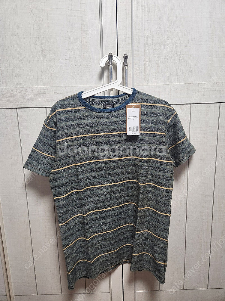 RRL 더블알엘 자카드 스트라이프 티셔츠 S사이즈(새상...--0
