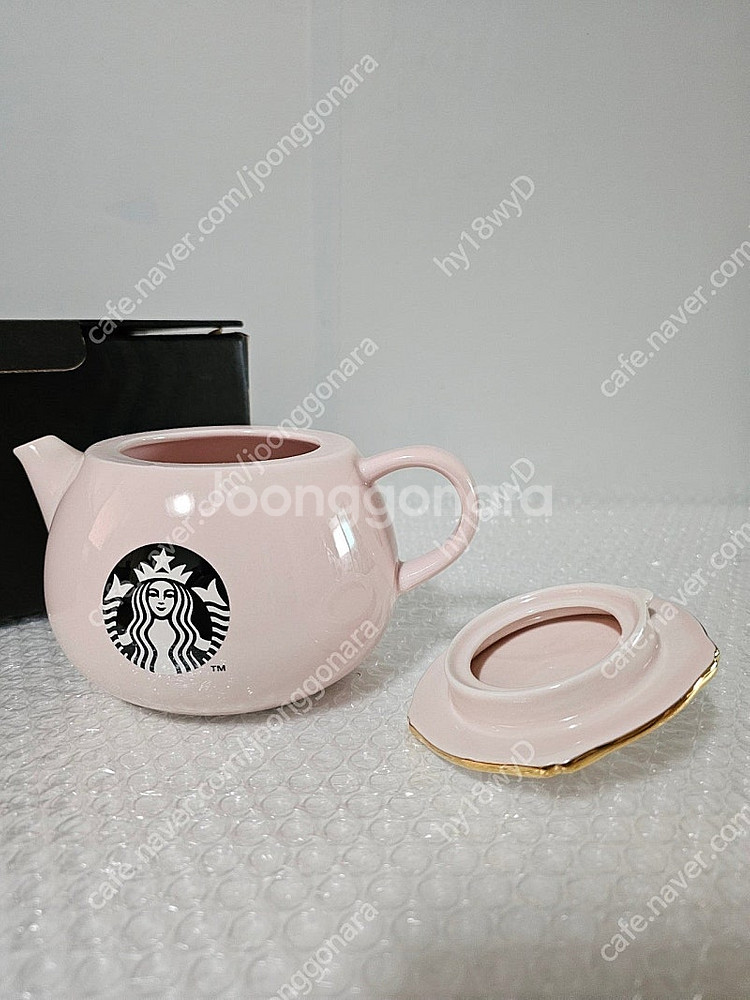 새상품- 스타벅스 19체리블라썸 티팟 핑크 박스포장그대로 +뽁뽁이 포장배송--3