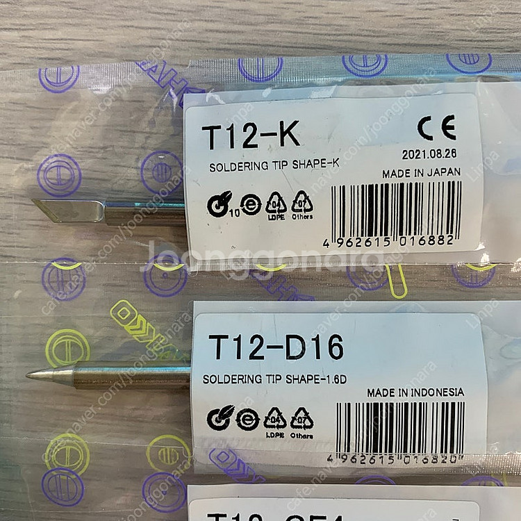 HAKKO T12 인두팁 팝니다.--1