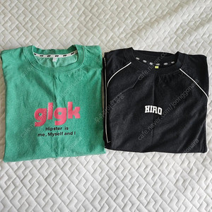 glgk 히로 160 반팔티 2종 일괄