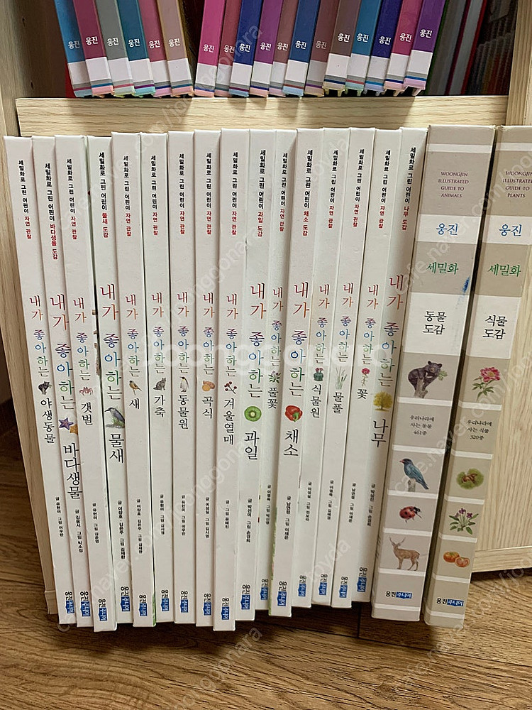 내가 좋아하는 시리즈 자연관찰 세밀화(18권)웅진주니어--0