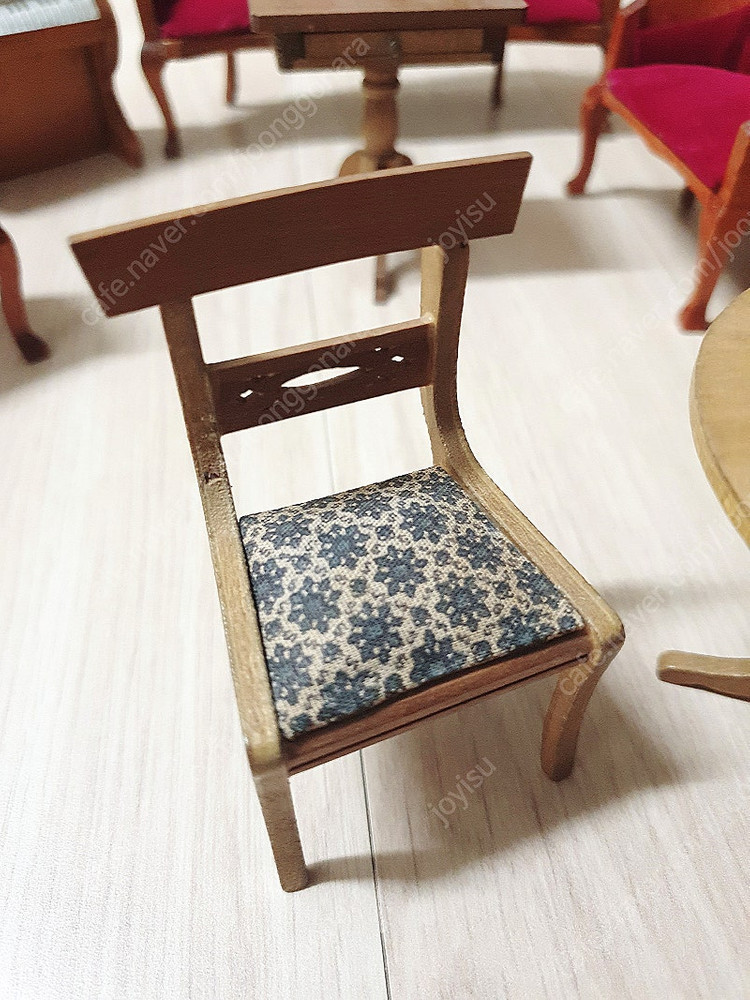 핸드메이드 70년대 빈티지 미니어처 장식가구 세트 이미지