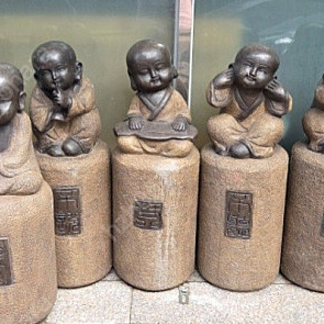 돌 동자승. 불상. 석불 (12개 일괄 판매)