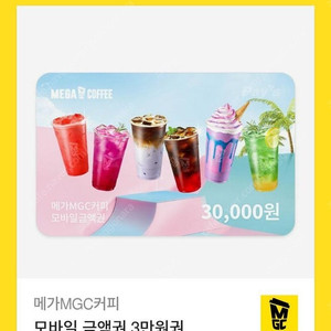 메가커피 3만원권