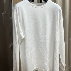 오라리 / 러스터 플레이팅 L/S 티셔츠 화이트 / 3사이즈