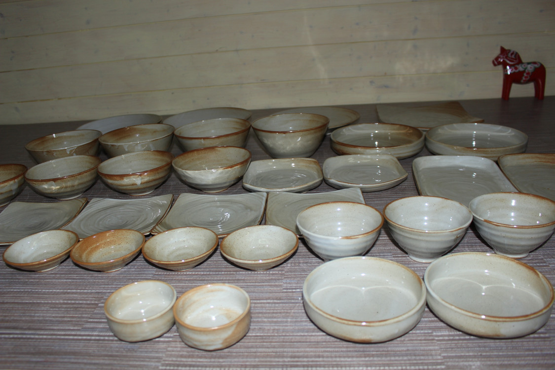 (특A) 광주요 도자기 그릇 풀셋트 34p 전통음식 한식 이미지