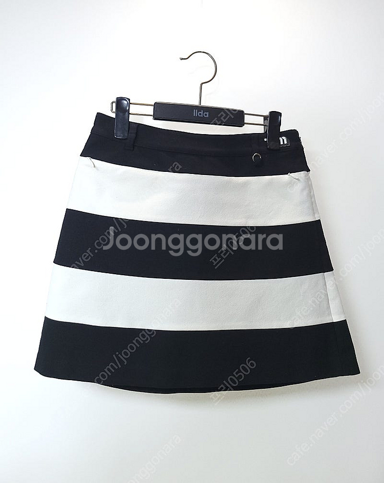 한섬 톰그레이하운드 21fw 스트라이프 미니스커트 M ...--0