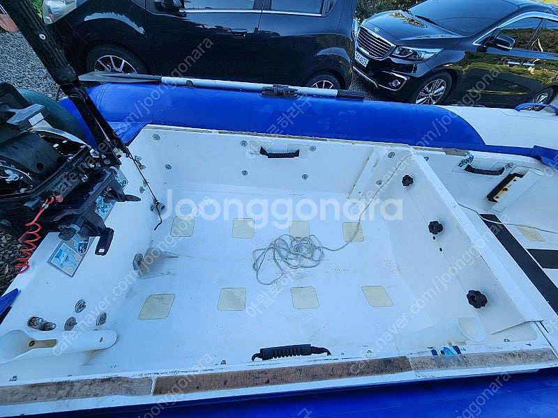 330콤비보트(블루마린),선외기18마력(도하츠) 일괄--4