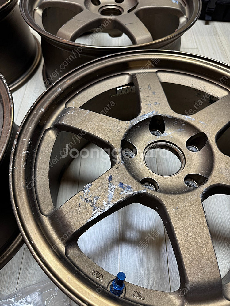 Rays TE37 18인치 8j 38 pcd120--4