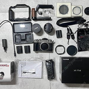 후지 실버 XT4 + XF 18-55 + 삼양8mm 추가 구성품