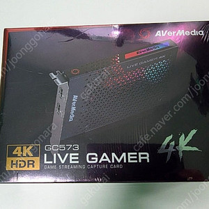 에버미디어 캡쳐보드 Live Gamer 4K GC573 판매합니다