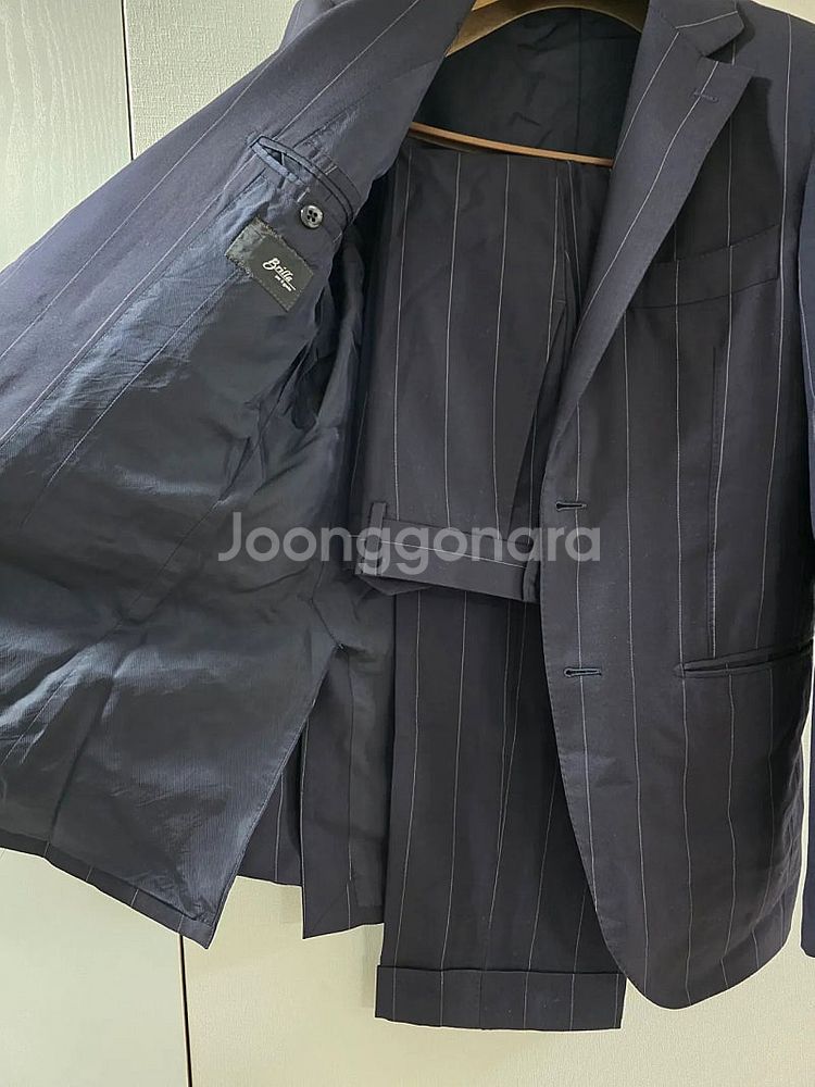 링자켓 브릴라 까를로 바르베라 다크네이비 스트라이프 수...--5