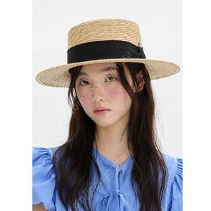 브라운햇 라피아모자