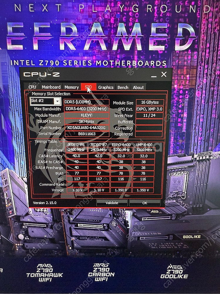 i9 14900k / z790 wifi / 32g ram / 1tb ssd 데스크탑 판매--5