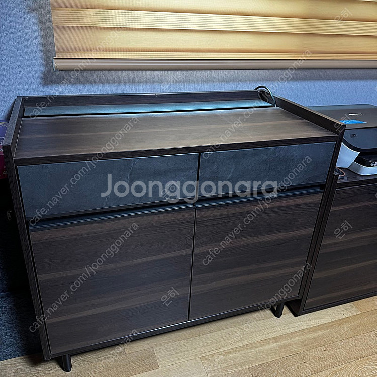 한샘 바흐 콘솔장 수납장 팔아요--2