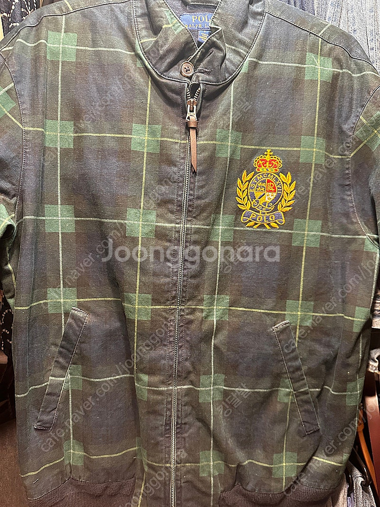 폴로 블랙와치 자켓 S--0