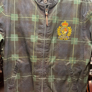 폴로 블랙와치 자켓 S