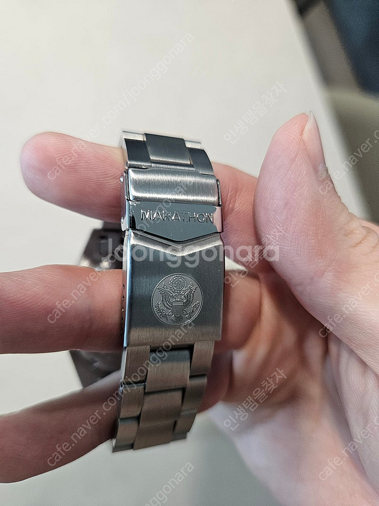 마라톤 GSAR Artic 흰판 41mm 오토매틱 시계...--4