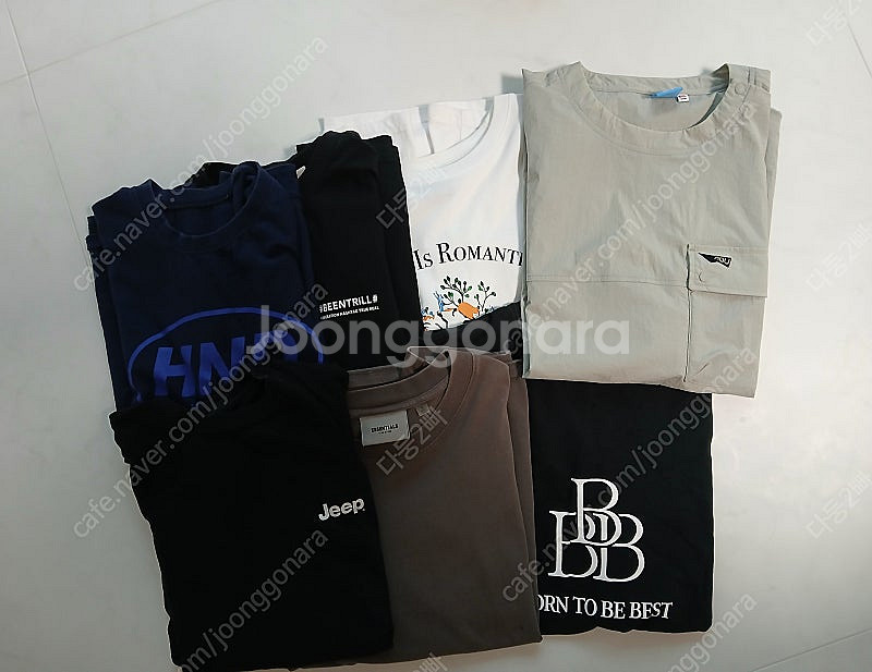 택포)반팔티L,XL 7개 일괄판매--0