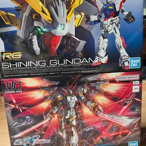 gundam rg 샤이닝 건담, hg 카룰라 일괄 8만 판매