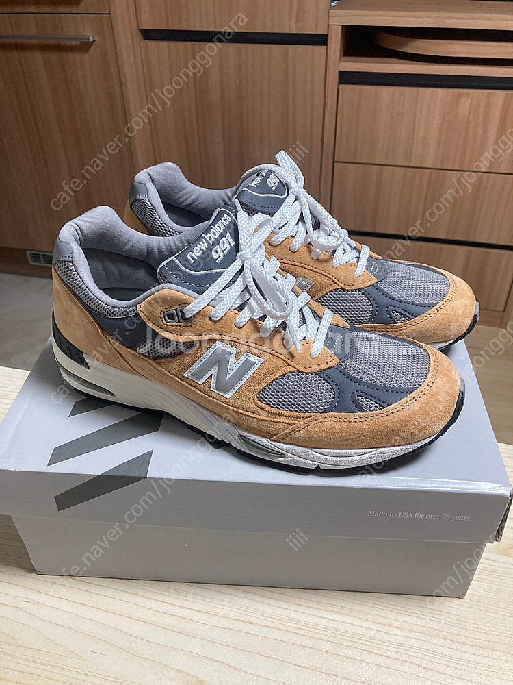 뉴발란스 991 UK 탄 그레이 265 사이즈. 990...--1