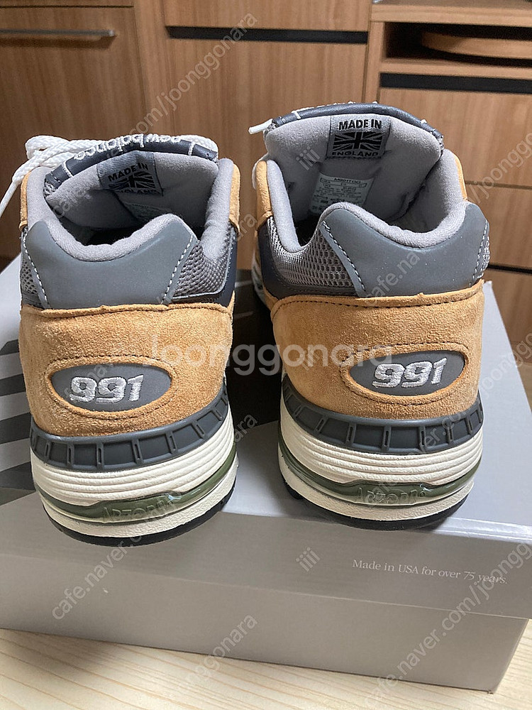 뉴발란스 991 UK 탄 그레이 265 사이즈. 990...--3