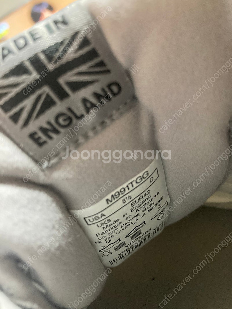 뉴발란스 991 UK 탄 그레이 265 사이즈. 990...--4