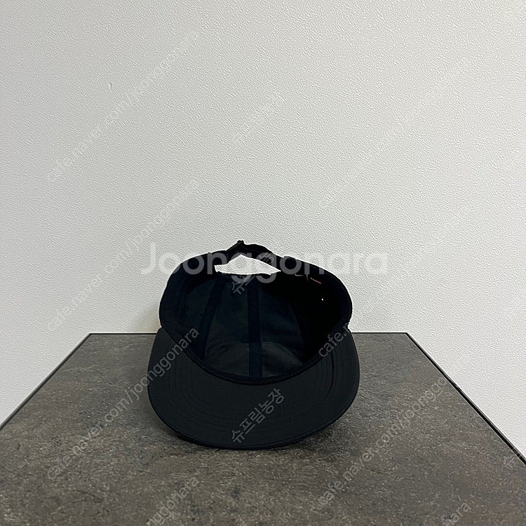 슈프림 22FW 워시드 데님 레드 박스로고 캠프캡 모자--5