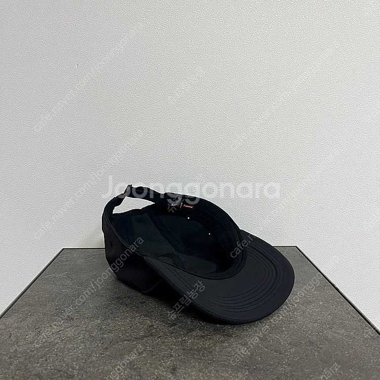 슈프림 22FW 워시드 데님 레드 박스로고 캠프캡 모자--7