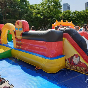 에어바운스 홈바운스 바이킹 가정용에어바운스 에어방방 슬라이드 트렘폴린 홈(집)방방이 (태권도장용,체육관용,어린이집,유치원,가정용 에어바운스) 이미지