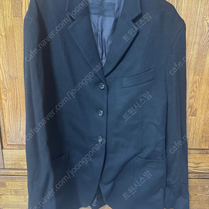 베르데오시도(VerdeOssido) 001-2. Boy's Blazer Ⅱ. (Half Coat) (100% Cashmere, Black)