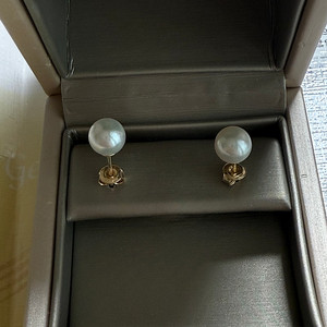 아코야 진주 하나다마 14k
