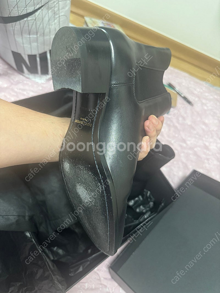생로랑 남자 부츠--0
