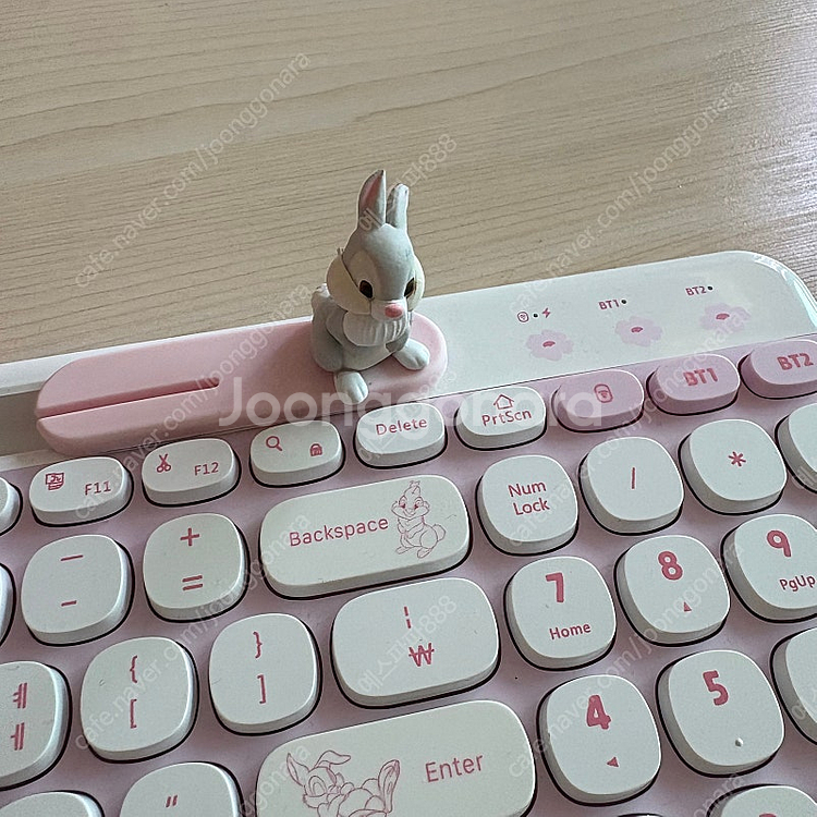 디즈니 무선 블루투스 키보드 동글이 피씨용--0