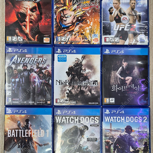 ps4 철권7 드래곤볼파이터즈 UFC 2 어벤져스 니어오토마타 화이트데이 배틀필드 1 와치독스 1,2