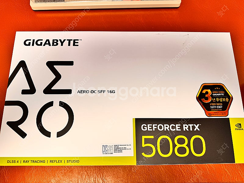 기가바이트 RTX 5080 AERO OC SSF 판매합...--1