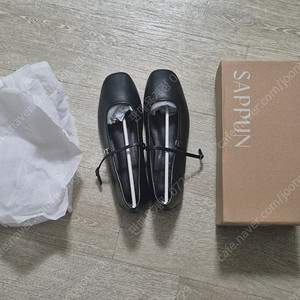 사뿐 니브레 메리제인 여자 구두 플렛슈즈 블랙 255mm