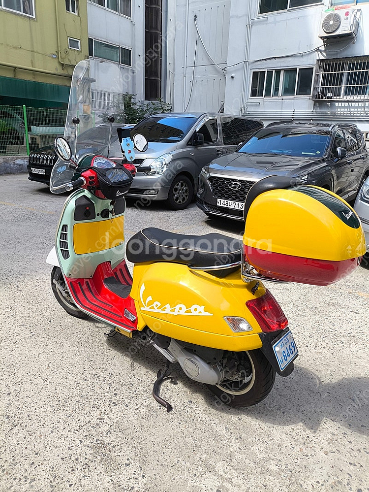 베스파 스쿠터 gts125 커스텀도색.인천 부천--2