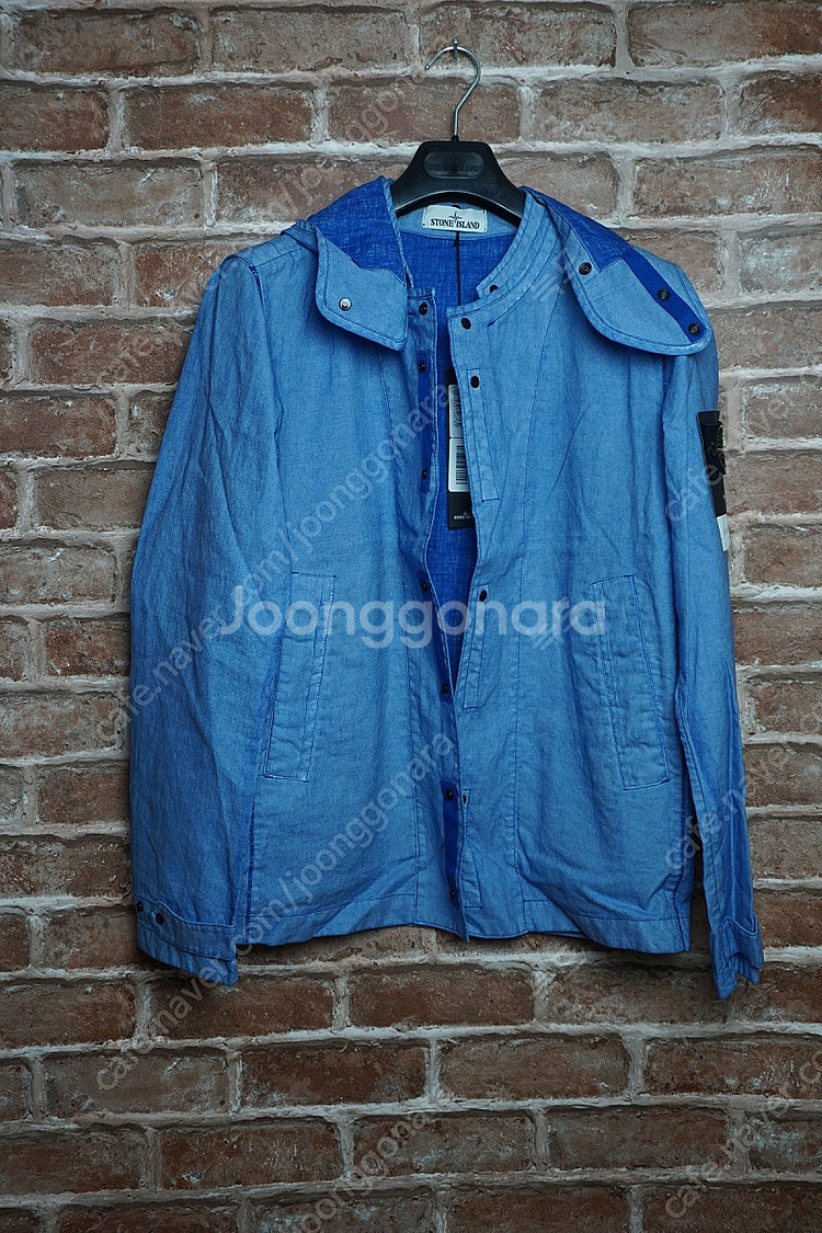 Stone island 19SS 스톤아일랜드 리노 레지나토 티씨 lino resinato tc 린넨 후드 자켓 44...--0